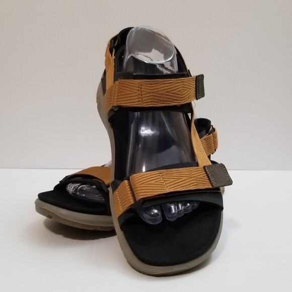 Ecco X-Trinsic Adjustable Strap Comfort Sandals Black/Cayote Mens Size US 9-9.5 main image 11